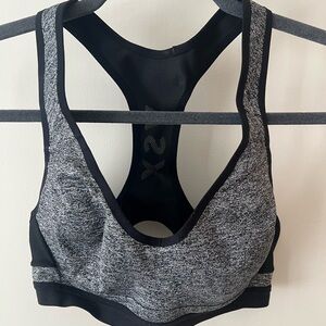 VSX Gray Heather Racerback Sports Bra